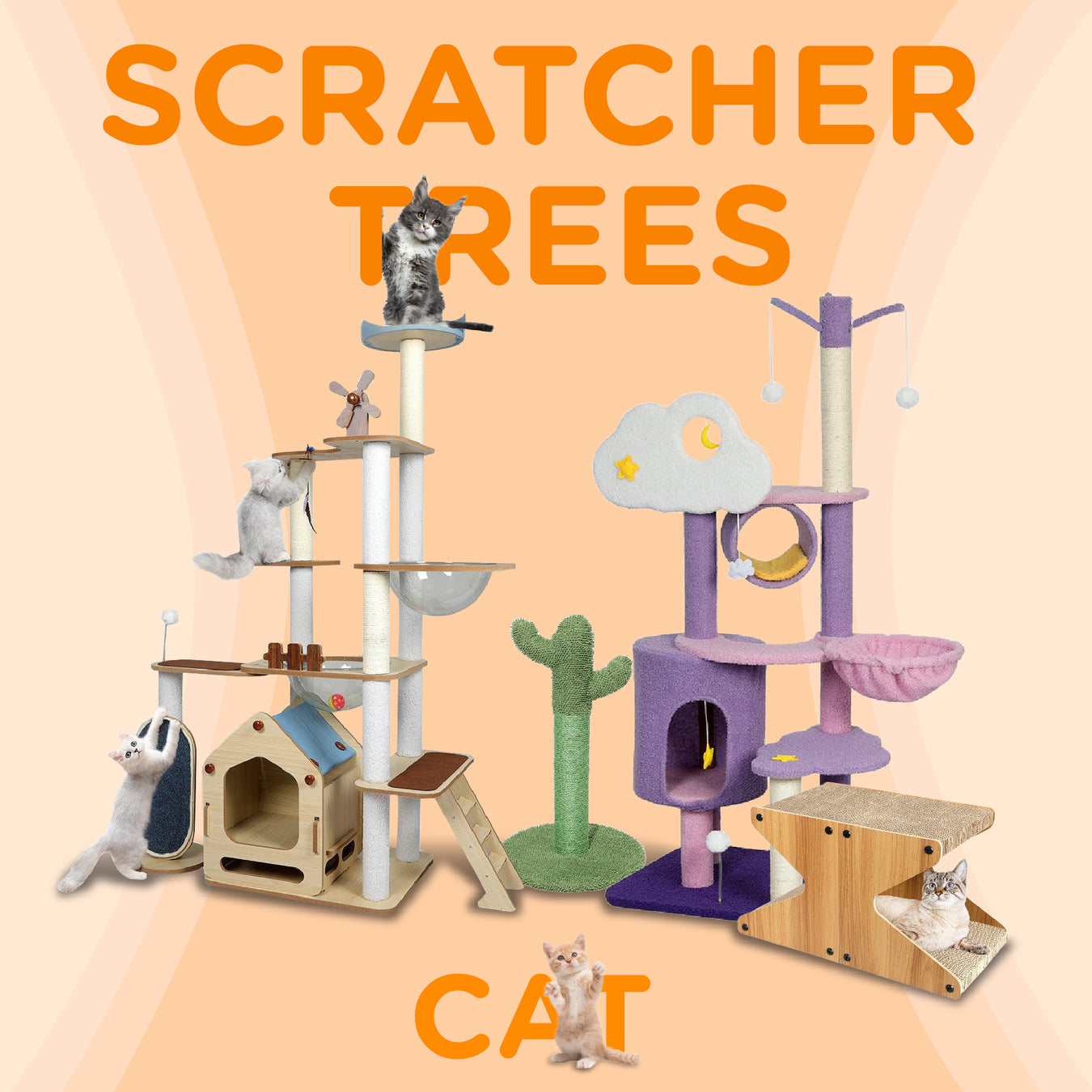 Cat Scratchers Trees