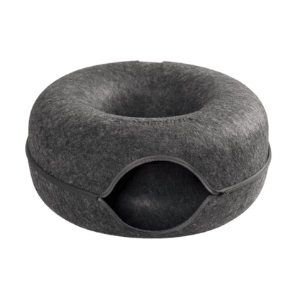 Cat Cave Donut Tunnel Bed