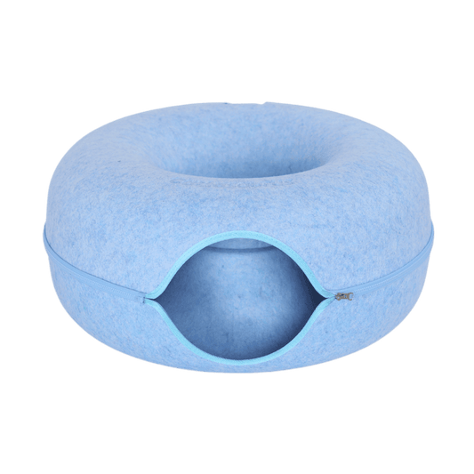 Cat Cave Donut Tunnel Bed