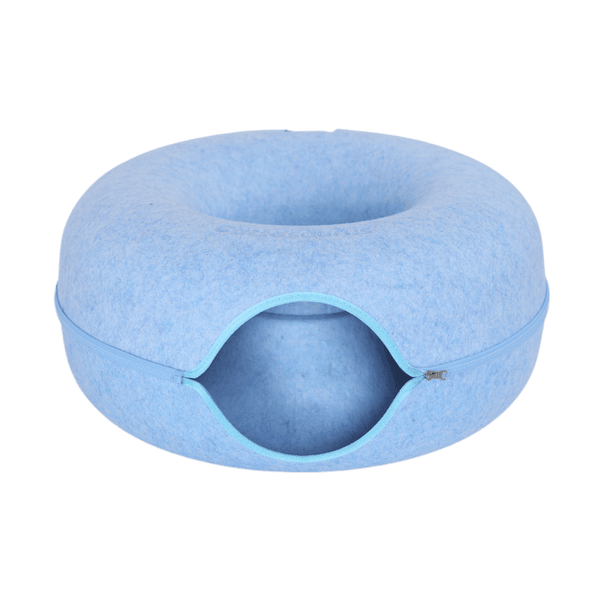 Cat Cave Donut Tunnel Bed