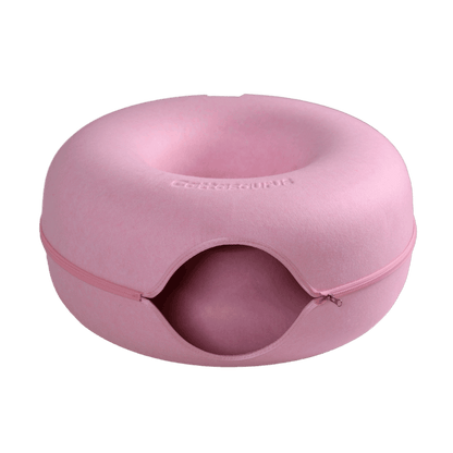 Cat Cave Donut Tunnel Bed