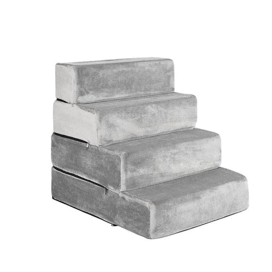 Detachable Pet Stairs Light Grey